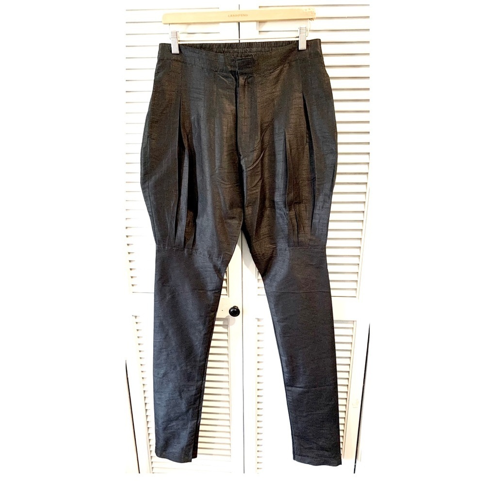 Manish Creations Black Silk Ethnic Pants Size 38 men’s - Picture 2 of 10